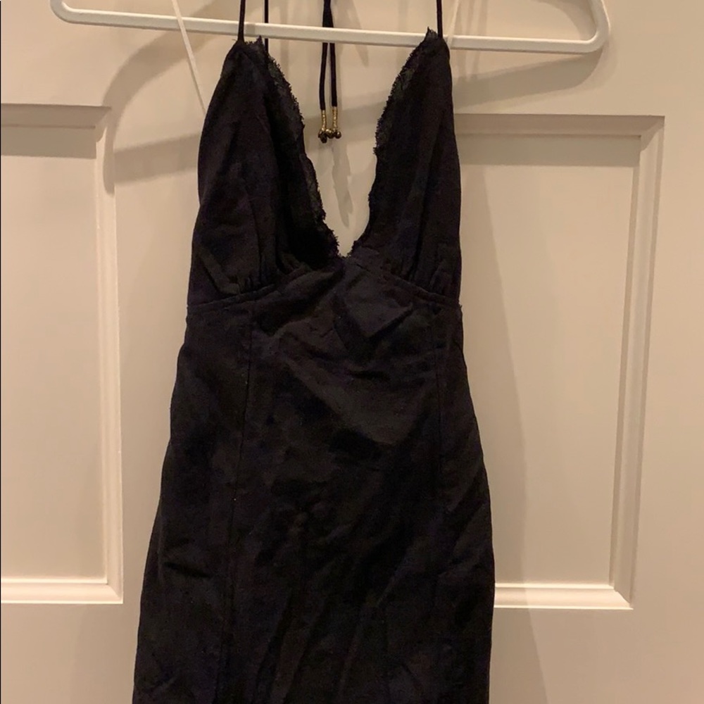 Free People black mini dress
